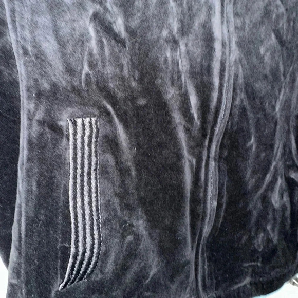 White Stag Women's Velour Zippered Black Vest Size XLarge - Picture 4 of 10